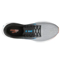Running*Brooks Men's , Launch 10 Running Shoe - Wide Width Black/Grey/Orange Clown Fish