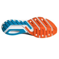 Running*Brooks Men's , Launch 10 Running Shoe - Wide Width Black/Grey/Orange Clown Fish