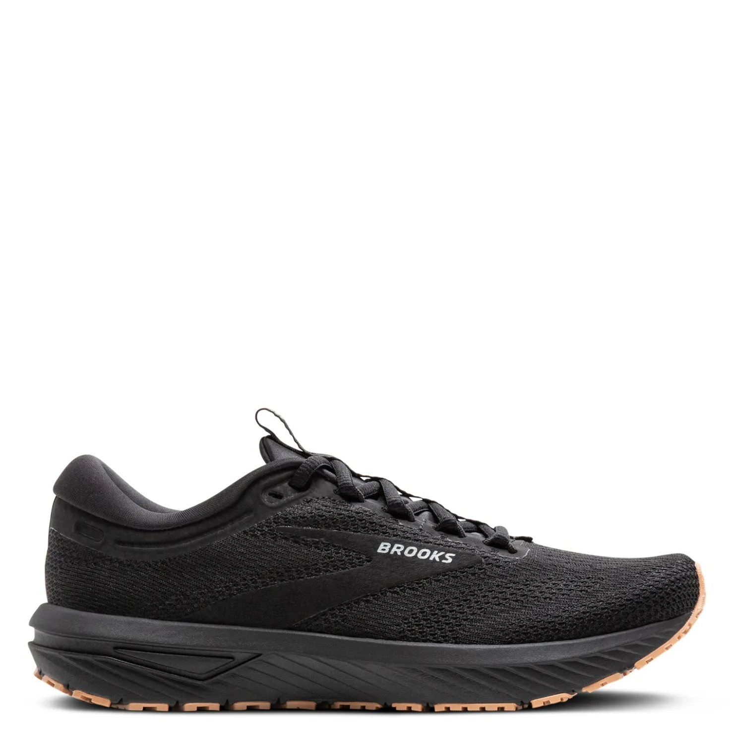 Running*Brooks Men's , Revel 7 Running Shoe Black/Tan Sole