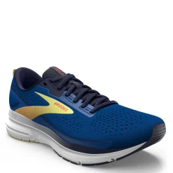 Running*Brooks Men's , Trace 3 Running Shoe Blue/Peacoat/Yellow