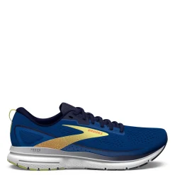 Running*Brooks Men's , Trace 3 Running Shoe Blue/Peacoat/Yellow