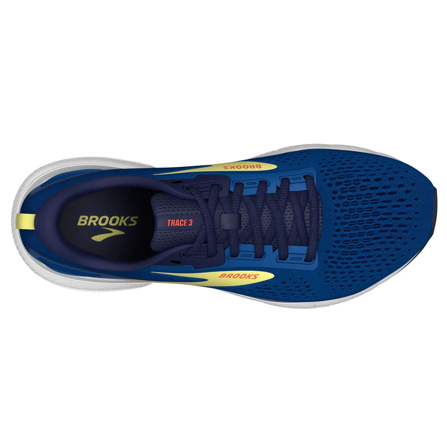 Running*Brooks Men's , Trace 3 Running Shoe Blue/Peacoat/Yellow