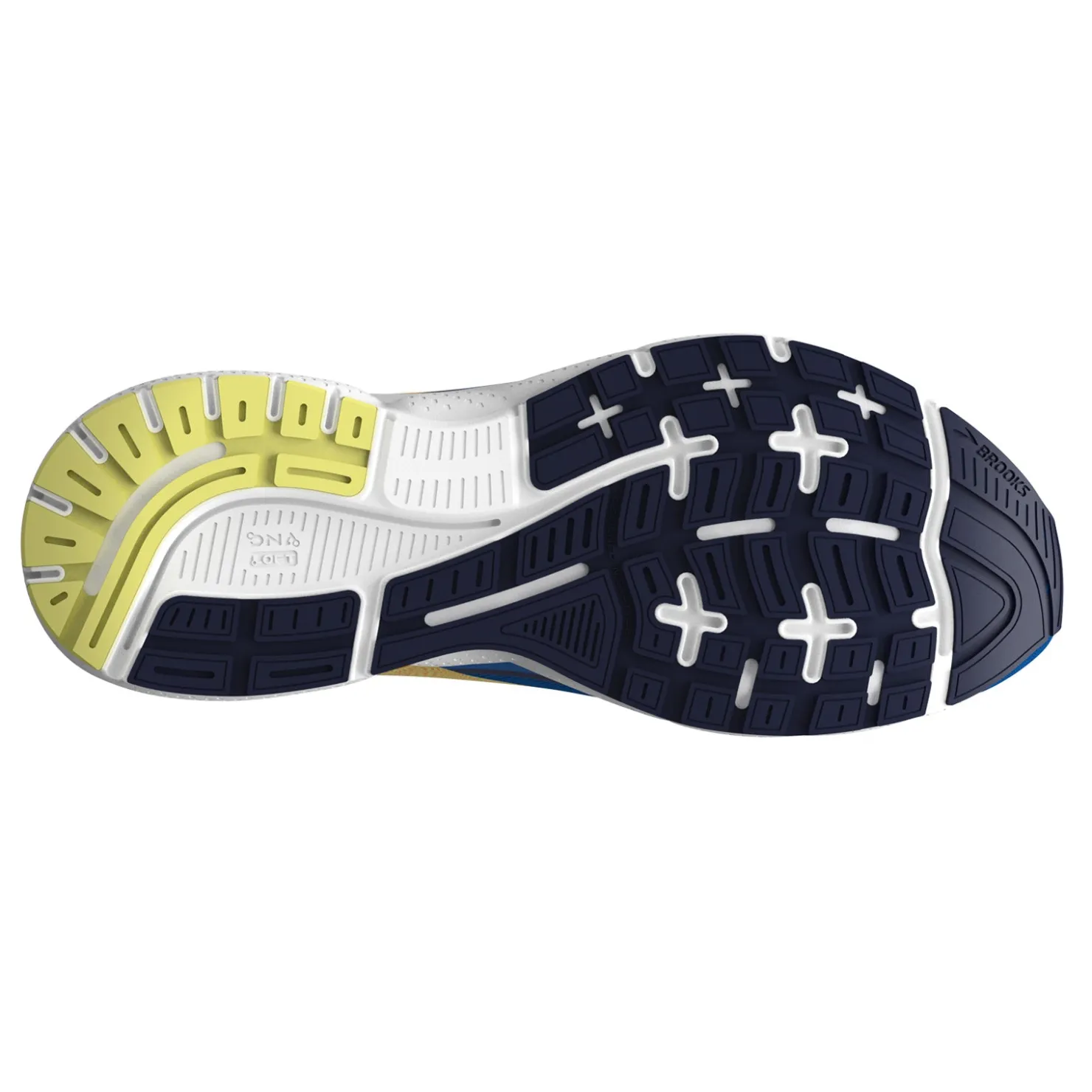 Running*Brooks Men's , Trace 3 Running Shoe Blue/Peacoat/Yellow