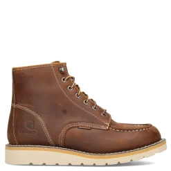 Boots*Carhartt Men's , 6 Inch Waterproof Wedge Work Boot Brown