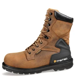 Work & Safety*Carhartt Men's , Heritage WP 8in Steel Toe Boot Brown