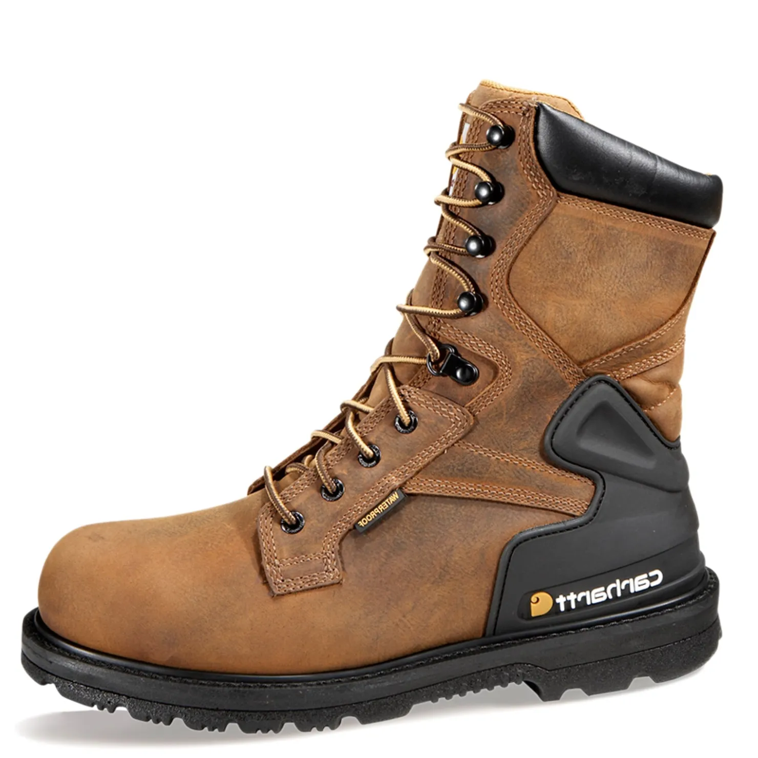 Work & Safety*Carhartt Men's , Heritage WP 8in Steel Toe Boot Brown