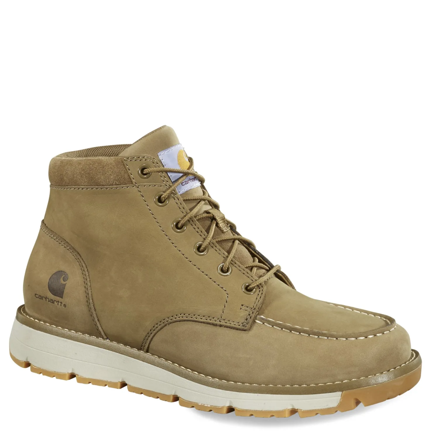 Work & Safety*Carhartt Men's , Millbrook 5in Soft Moc Toe Wedge Work Boot Khaki