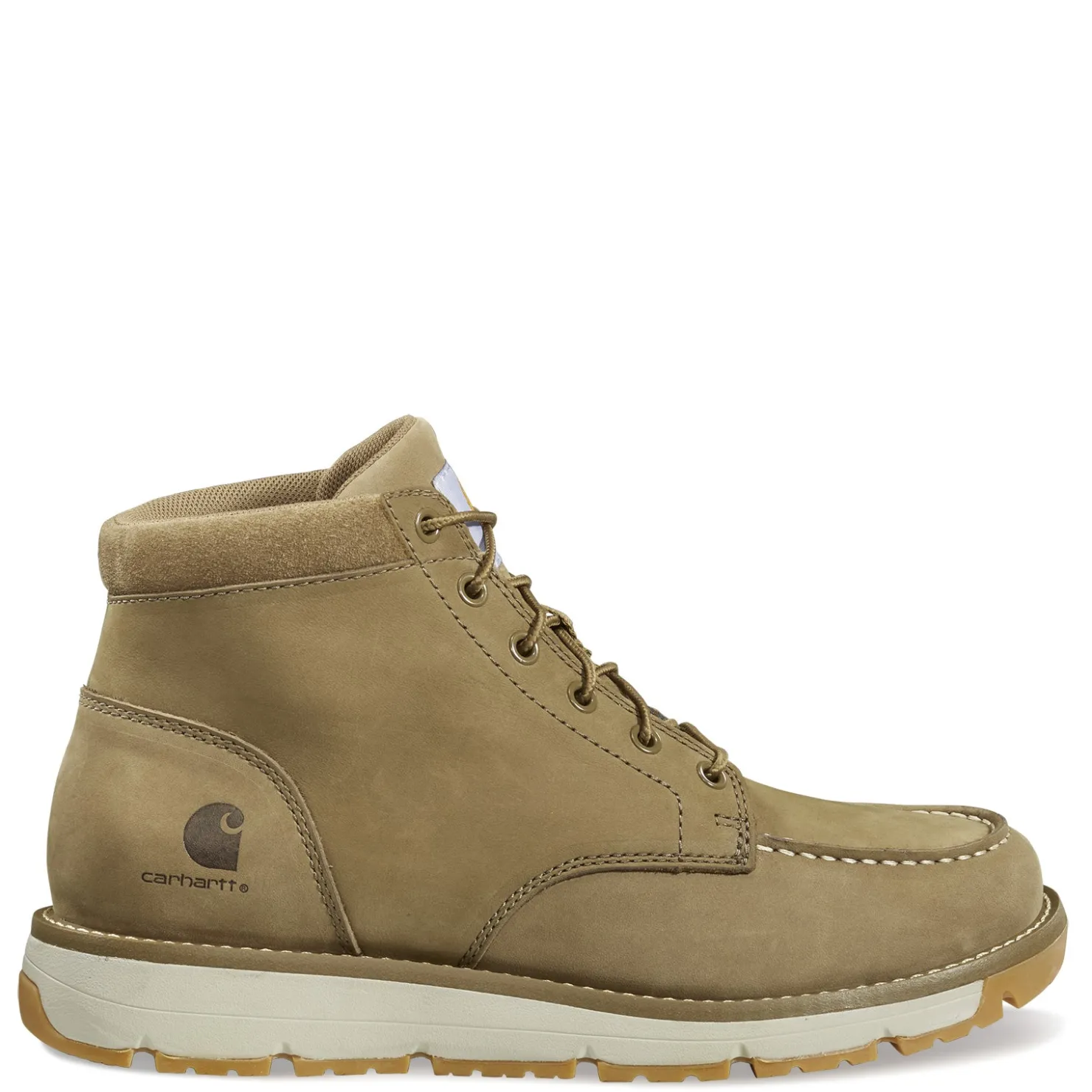 Work & Safety*Carhartt Men's , Millbrook 5in Soft Moc Toe Wedge Work Boot Khaki
