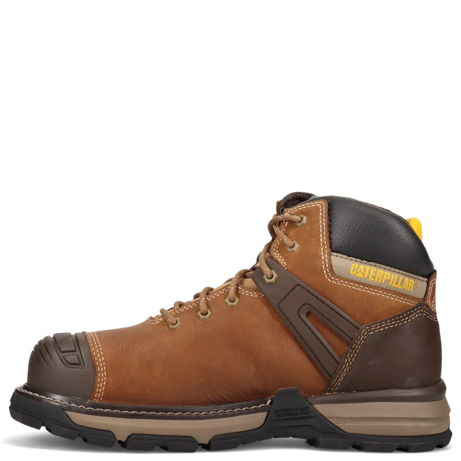 Boots*Caterpillar Men's , Excavator Superlite Waterproof Soft Toe Work Boot Dark Beige