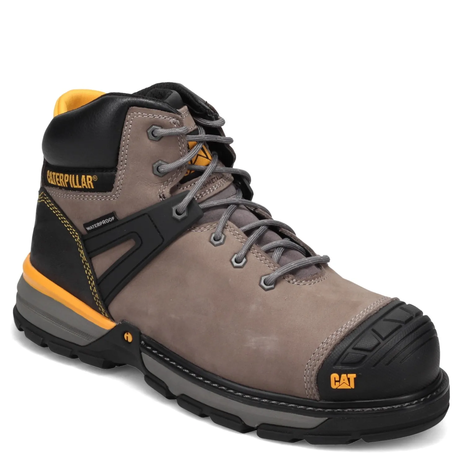 Work & Safety*Caterpillar Men's , Excavator Superlite Waterproof Nano Toe Work Boot Pewter