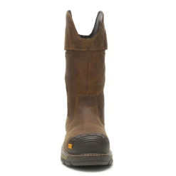 Boots*Caterpillar Men's , Excavator Superlite Pull-On Waterproof Carbon Composite Toe Work Boot Pyramid