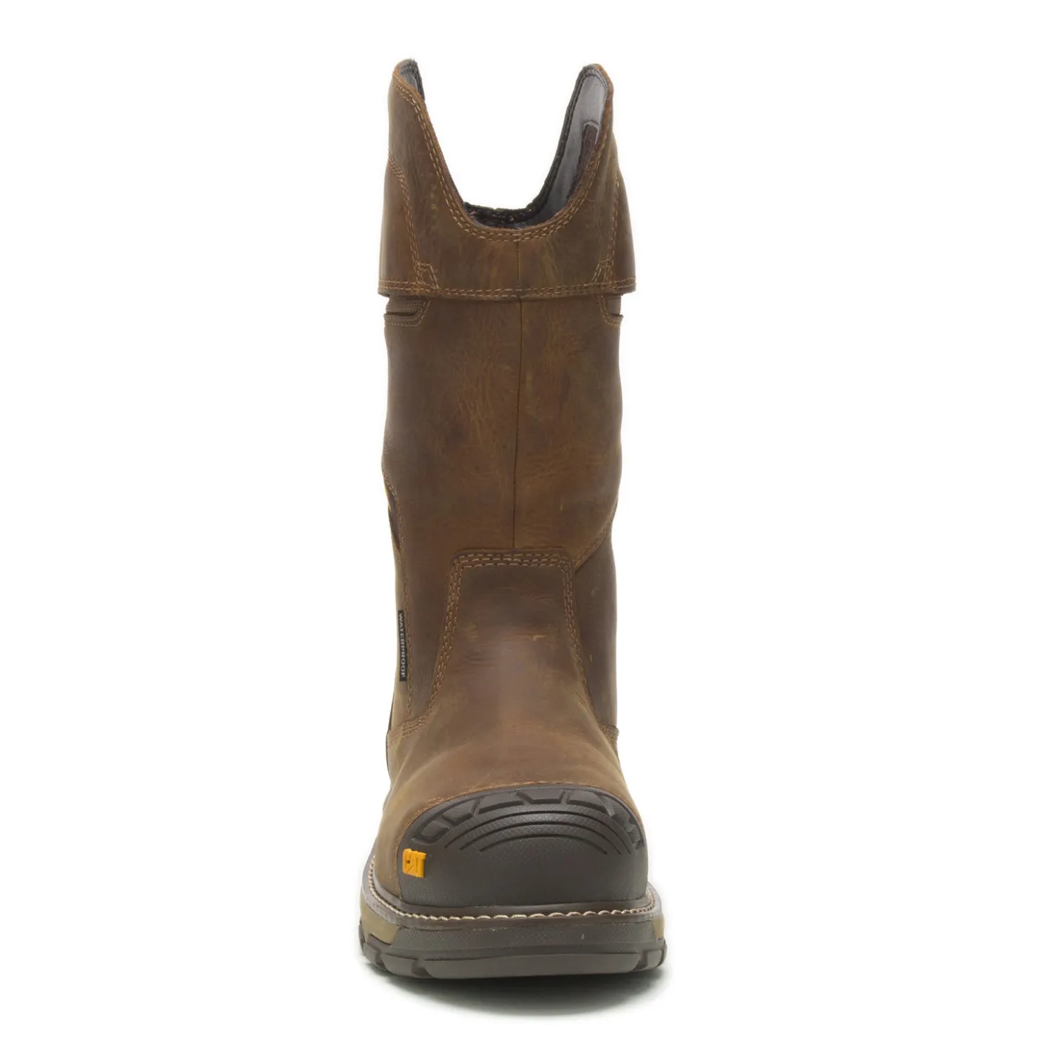 Boots*Caterpillar Men's , Excavator Superlite Pull-On Waterproof Carbon Composite Toe Work Boot Pyramid
