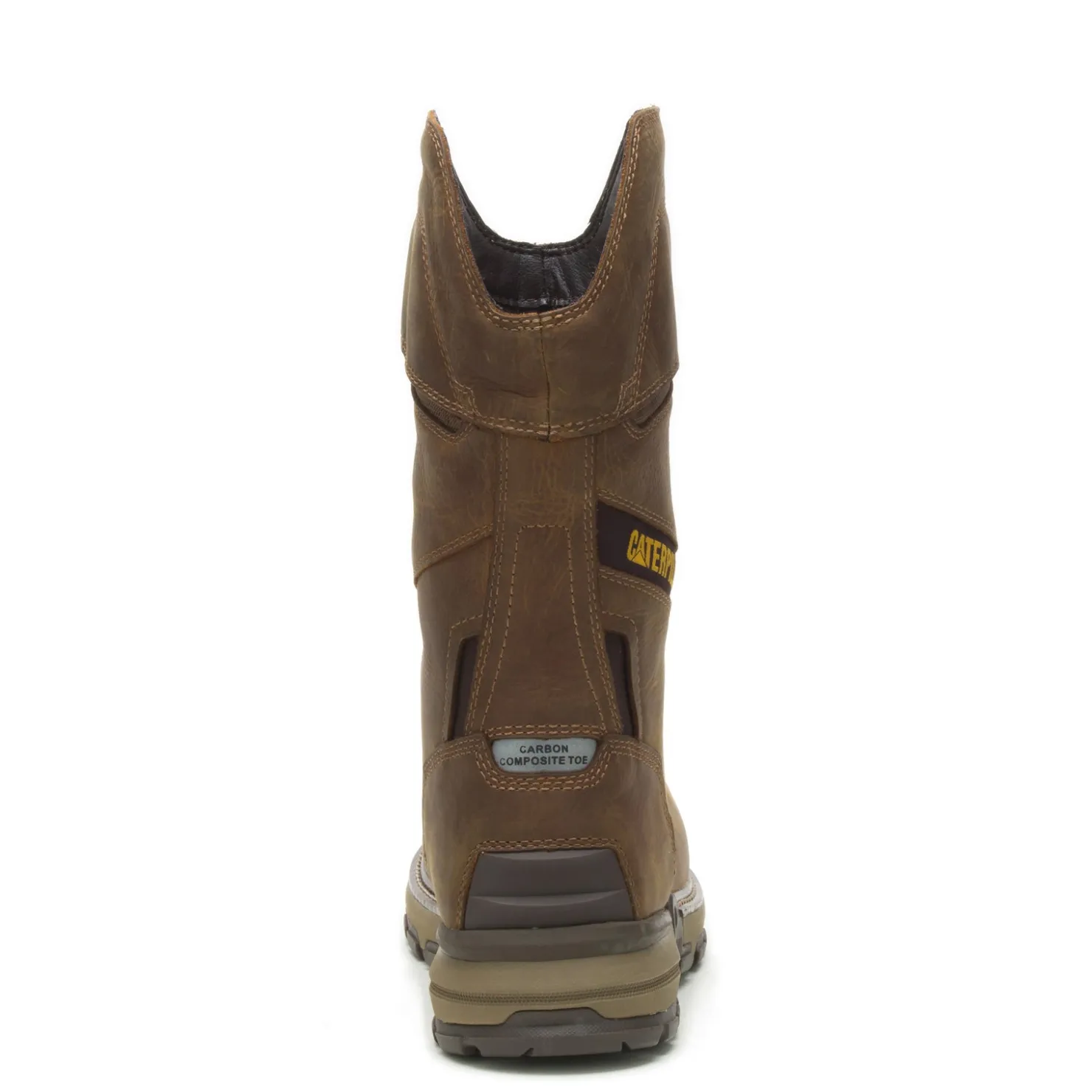 Boots*Caterpillar Men's , Excavator Superlite Pull-On Waterproof Carbon Composite Toe Work Boot Pyramid