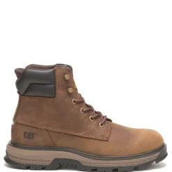 Boots*Caterpillar Men's , Exposition Hiker 6in Soft Toe Work Boot Brown