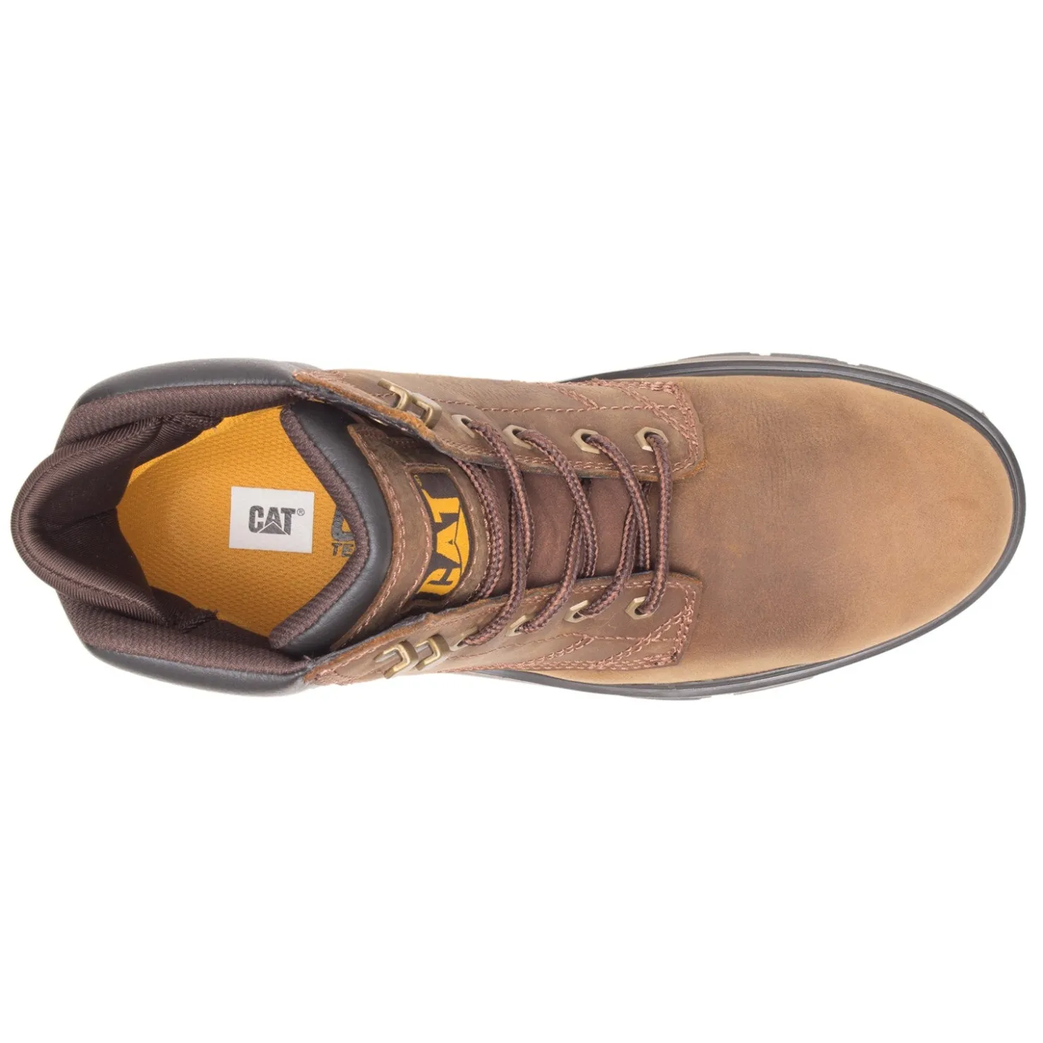 Work & Safety*Caterpillar Men's , Exposition Hiker 6in Soft Toe Work Boot Brown