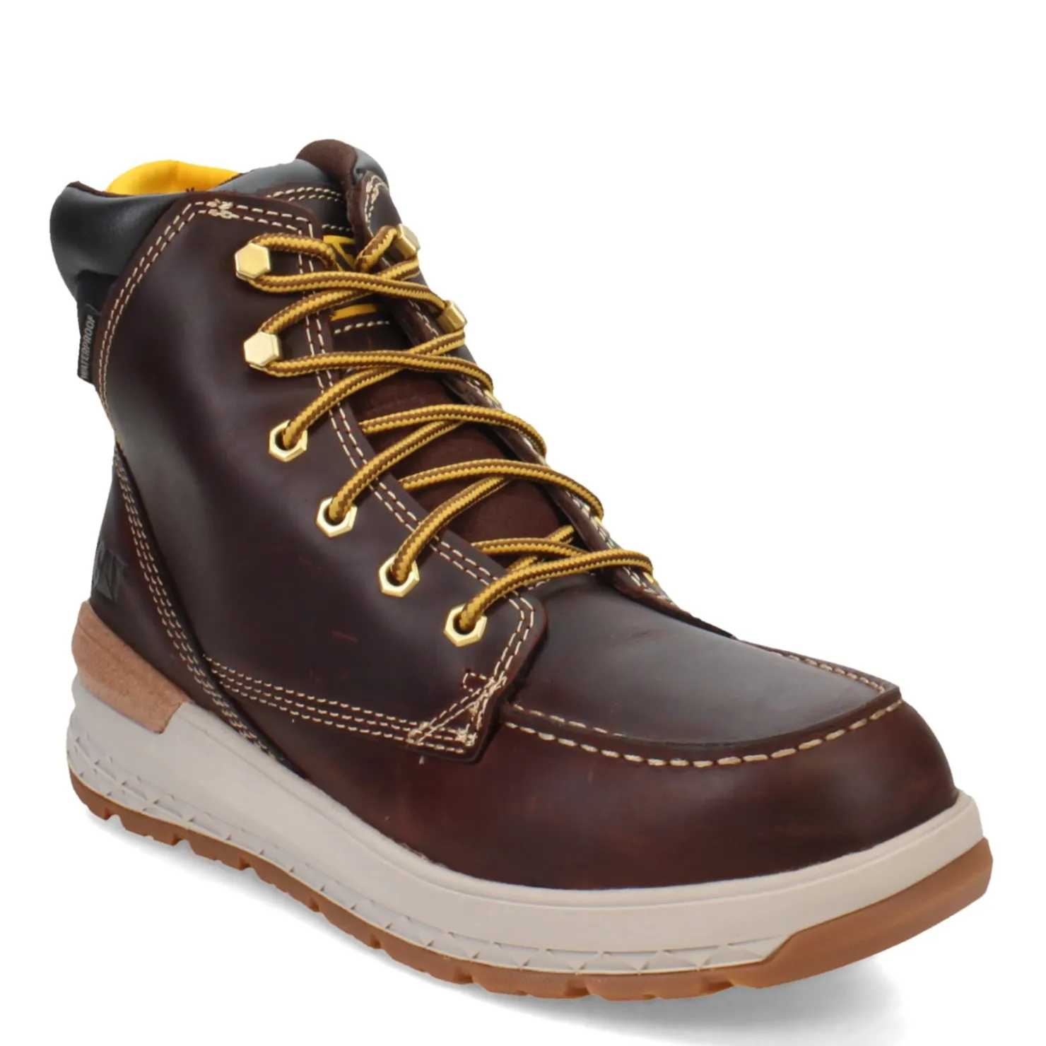 Work & Safety*Caterpillar Men's , Impact Waterproof Soft Toe Work Boot Friar Brown