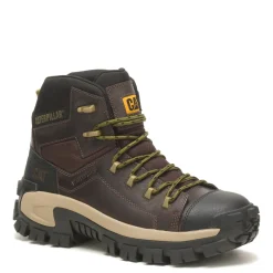 Boots*Caterpillar Men's , Invader Hiker Waterproof Comp Toe Work Boot Coffee Bean