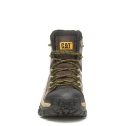 Boots*Caterpillar Men's , Invader Hiker Waterproof Comp Toe Work Boot Coffee Bean