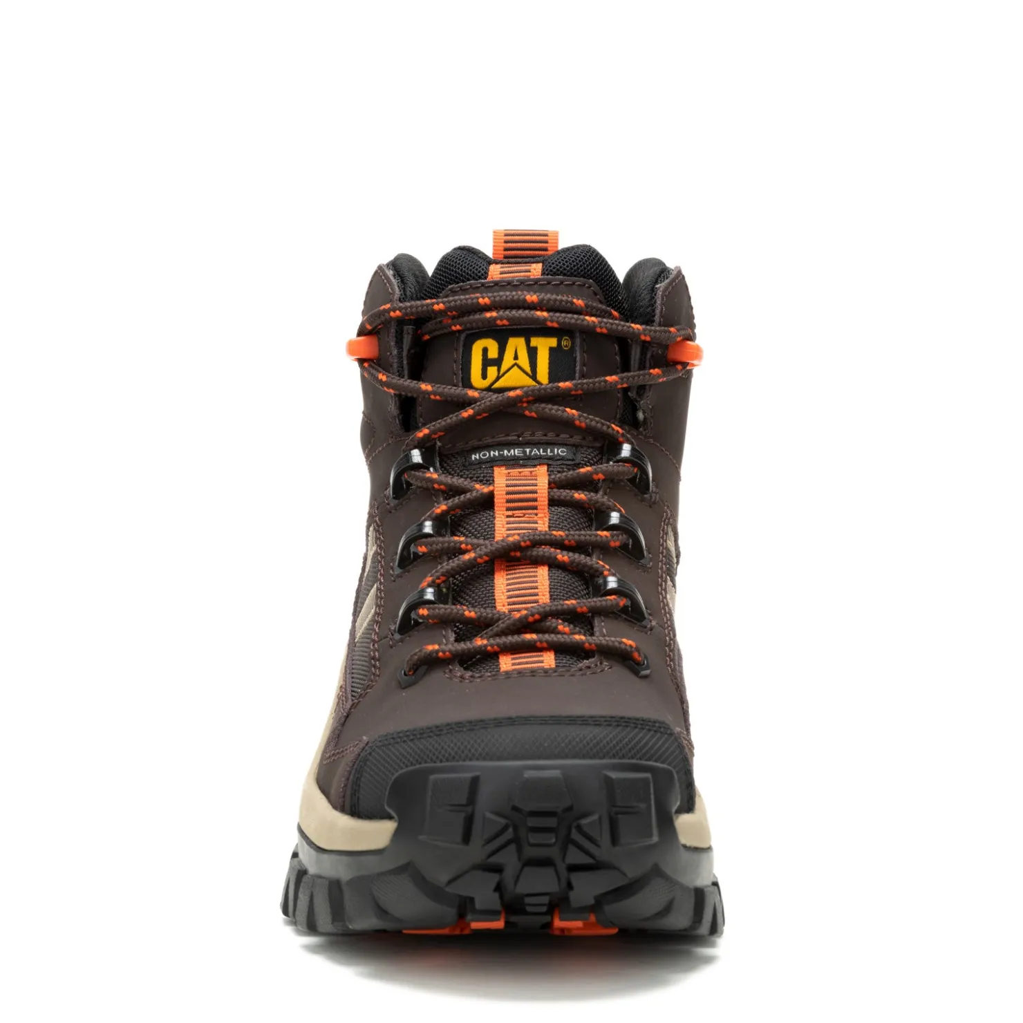Work & Safety*Caterpillar Men's , Invader Mid Vent Comp Toe Work Boot Coffee Bean
