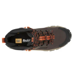 Work & Safety*Caterpillar Men's , Invader Mid Vent Comp Toe Work Boot Coffee Bean