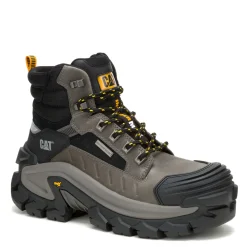 Work & Safety*Caterpillar Men's , Invader Max Waterproof Comp Toe Work Boot Gargoyle