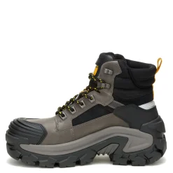 Work & Safety*Caterpillar Men's , Invader Max Waterproof Comp Toe Work Boot Gargoyle