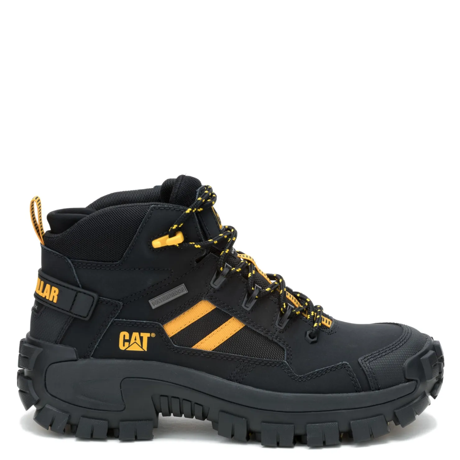 Boots*Caterpillar Men's , Invader Mid Vent Comp Toe Work Boot Black