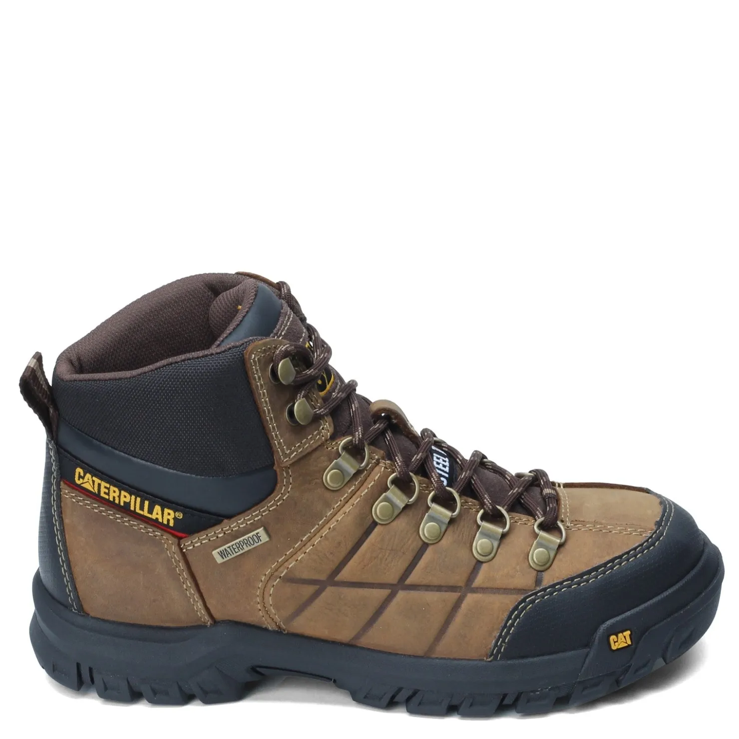 Boots*Caterpillar Men's , Threshold Waterproof Work Boot Brown