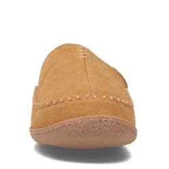 Slippers*Clarks Men's , Baseball Stitch Clog Slipper Cinnamon
