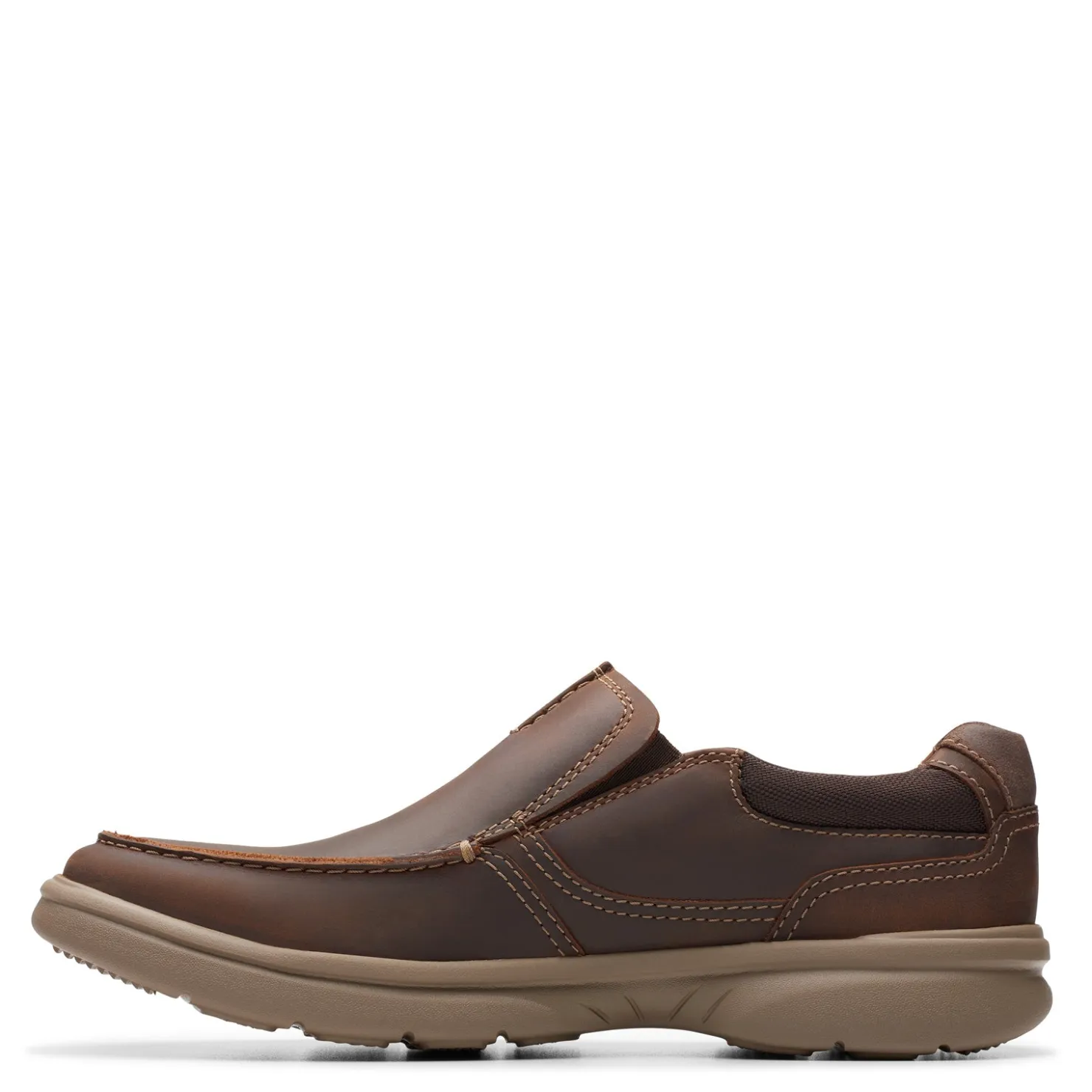 Slip-On Shoes*Clarks Men's , Bradley Free Slip-On Beeswax Leather