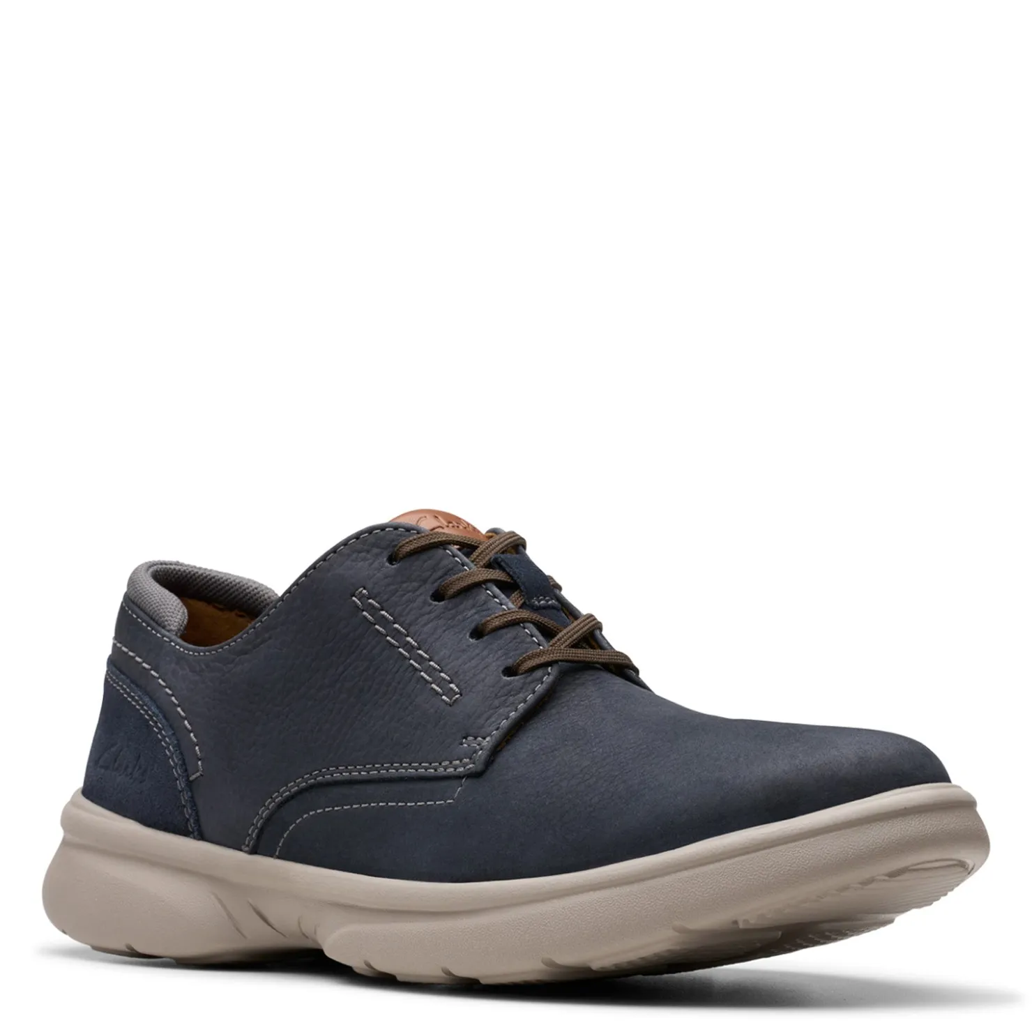 Oxfords*Clarks Men's , Bradley Plain Oxford Navy Nubuck