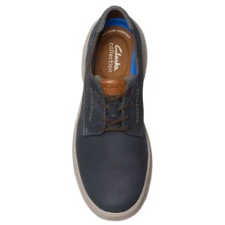 Oxfords*Clarks Men's , Bradley Plain Oxford Navy Nubuck
