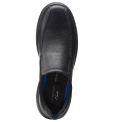 Dress*Clarks Men's , Bradley Step Slip-On Black
