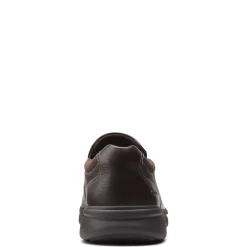 Dress*Clarks Men's , Bradley Step Slip-On Tan Tumbled Leather