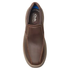 Slip-On Shoes*Clarks Men's , Bradley Step Slip-On Beeswax Leather