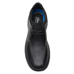Boots*Clarks Men's , Bradley Up Boot Black Leather