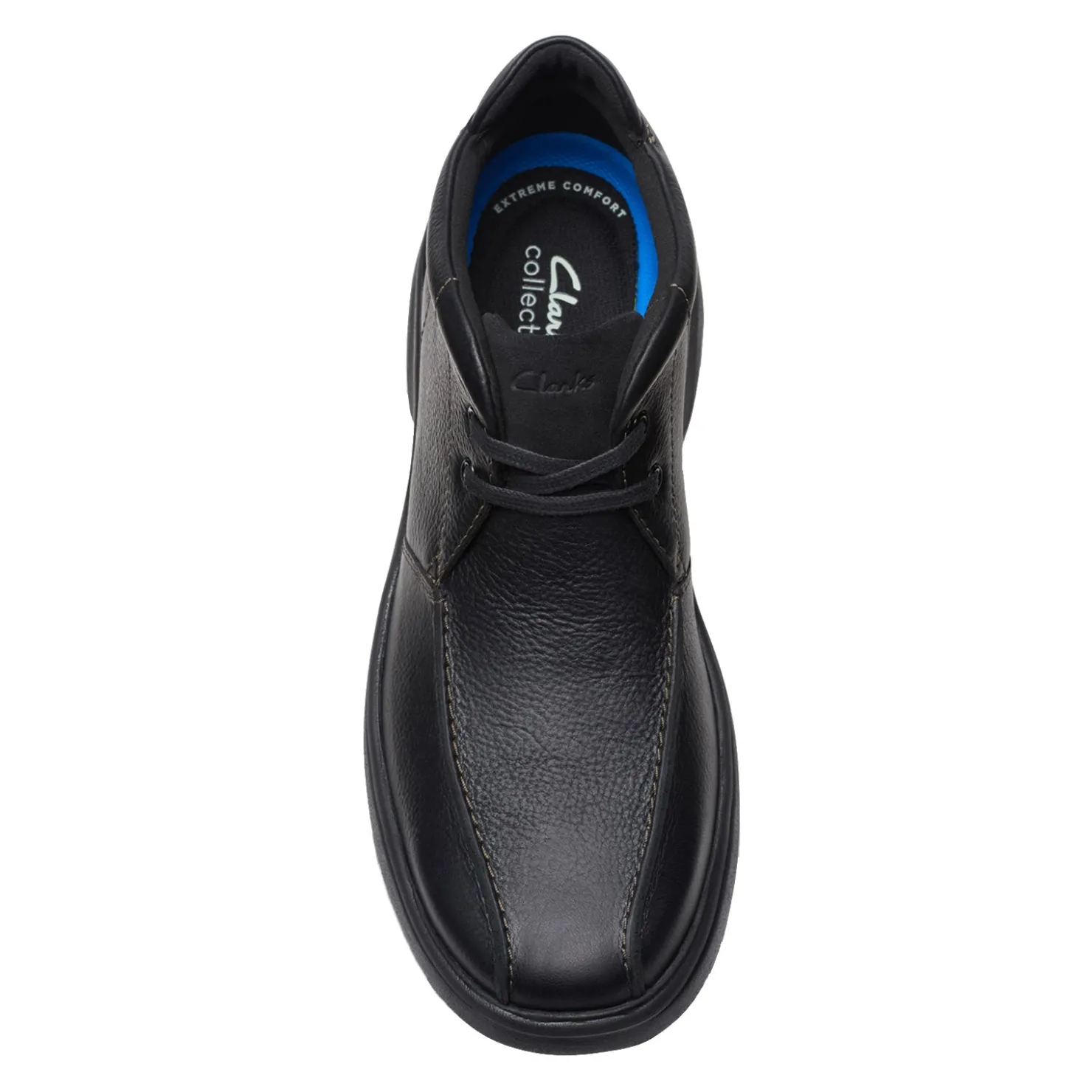 Boots*Clarks Men's , Bradley Up Boot Black Leather