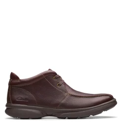 Boots*Clarks Men's , Bradley Up Boot Dark Brown Leather