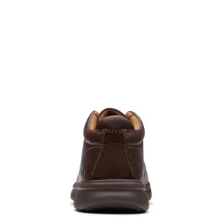 Boots*Clarks Men's , Bradley Up Boot Dark Brown Leather