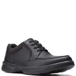 Dress*Clarks Men's , Bradley Vibe Oxford Black Tumbled Leather