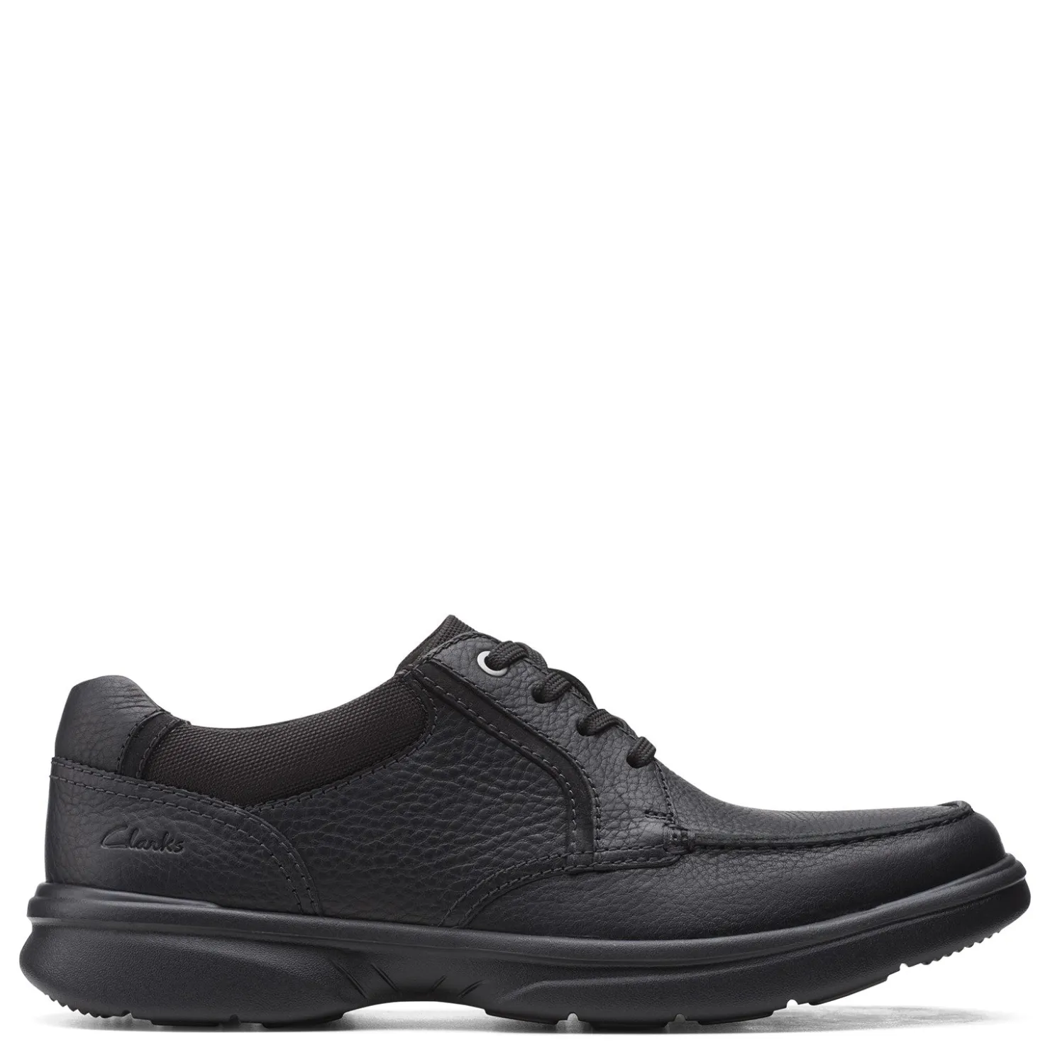 Dress*Clarks Men's , Bradley Vibe Oxford Black Tumbled Leather