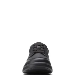 Dress*Clarks Men's , Bradley Vibe Oxford Black Tumbled Leather