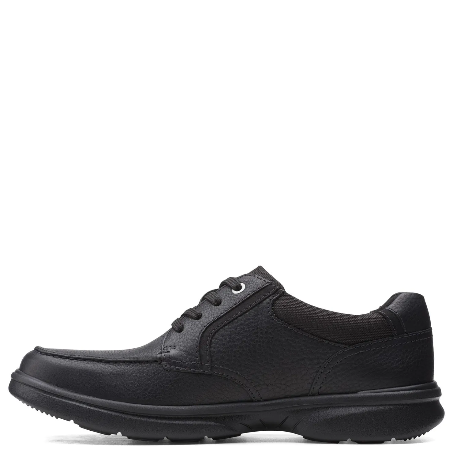 Dress*Clarks Men's , Bradley Vibe Oxford Black Tumbled Leather