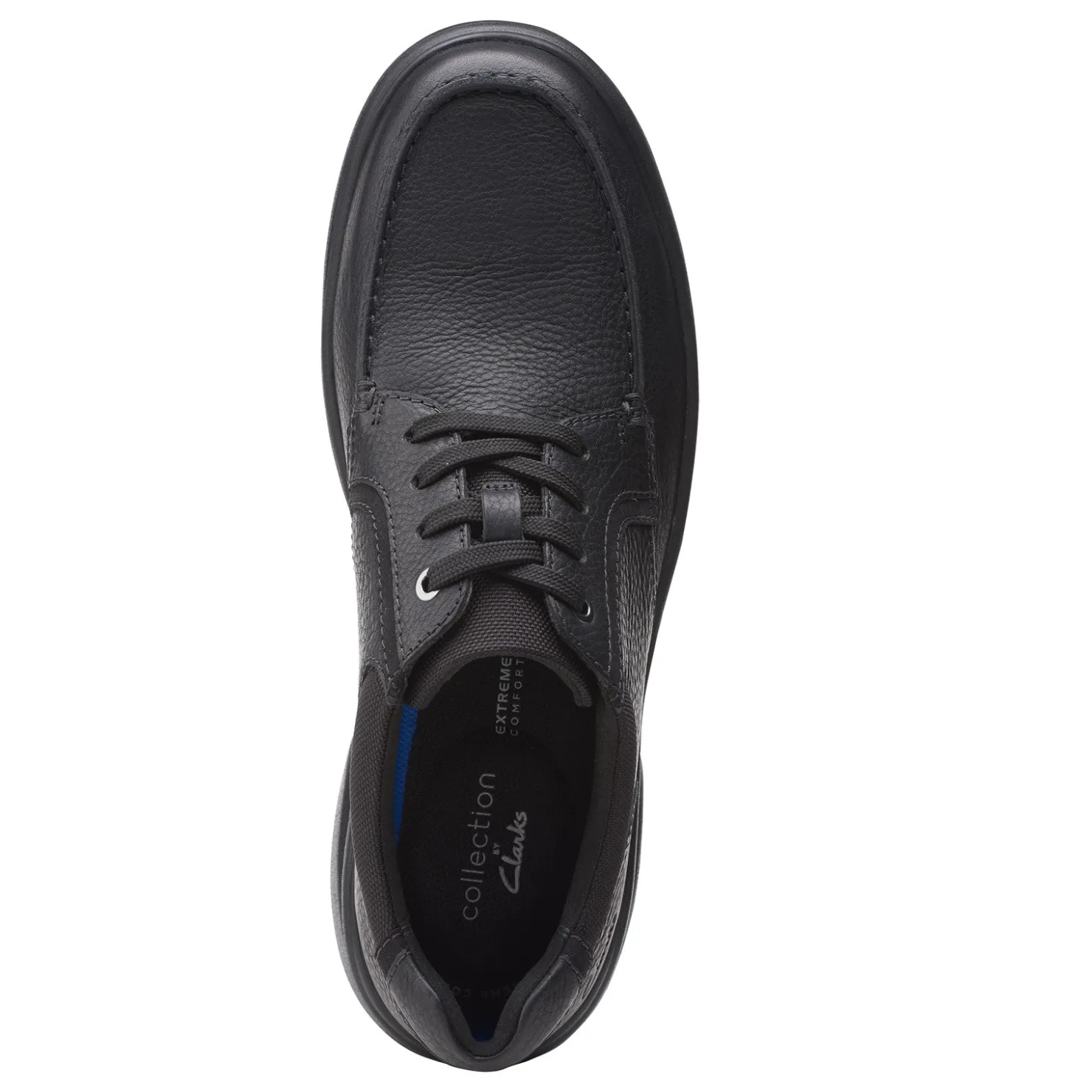 Dress*Clarks Men's , Bradley Vibe Oxford Black Tumbled Leather