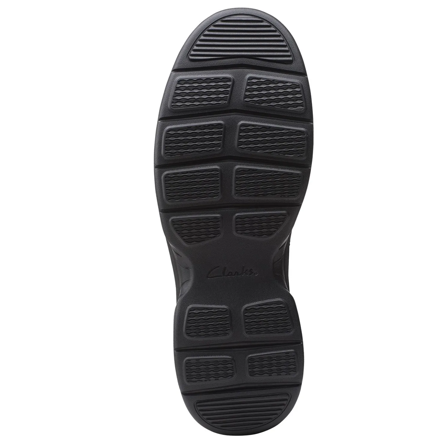Dress*Clarks Men's , Bradley Vibe Oxford Black Tumbled Leather