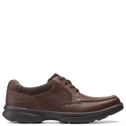 Dress*Clarks Men's , Bradley Vibe Oxford Tan Tumbled Leather