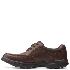 Dress*Clarks Men's , Bradley Vibe Oxford Tan Tumbled Leather