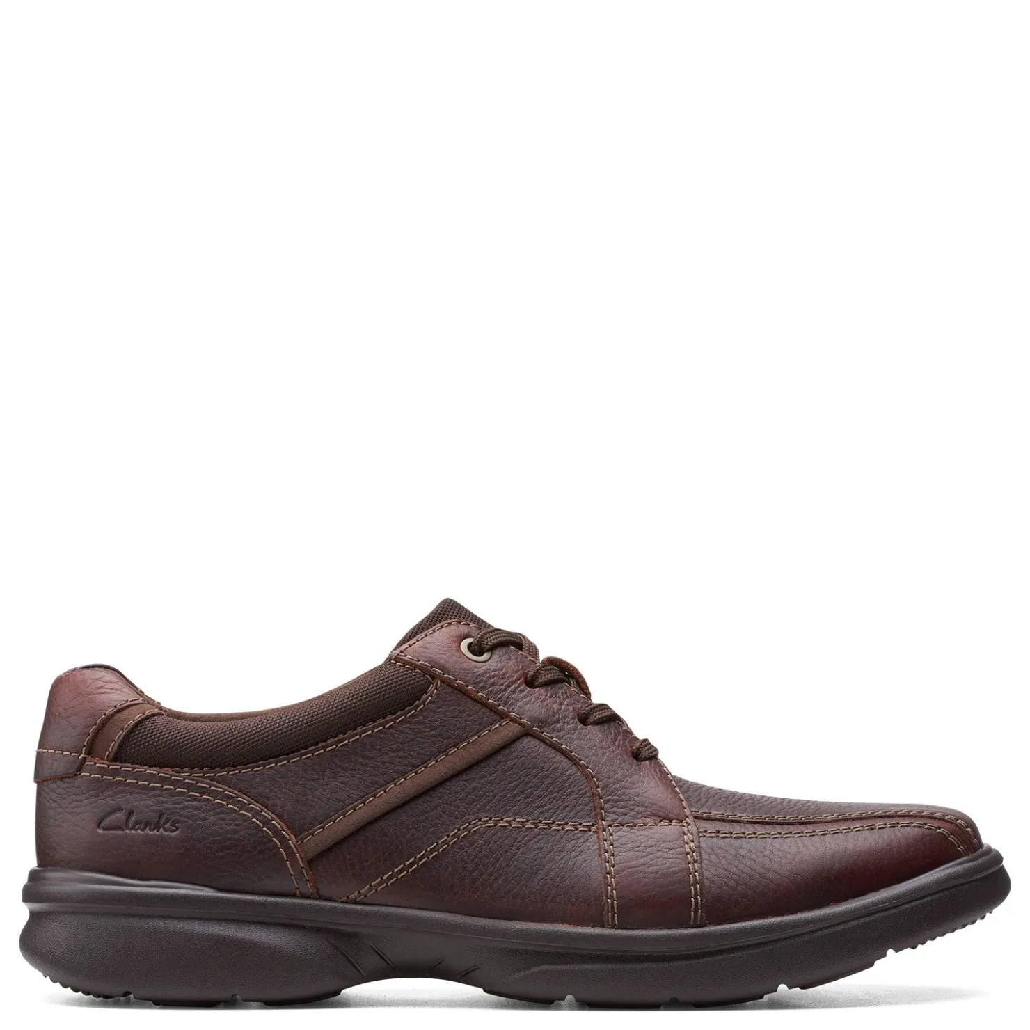 Dress*Clarks Men's , Bradley Walk Oxford Brown Tumbled