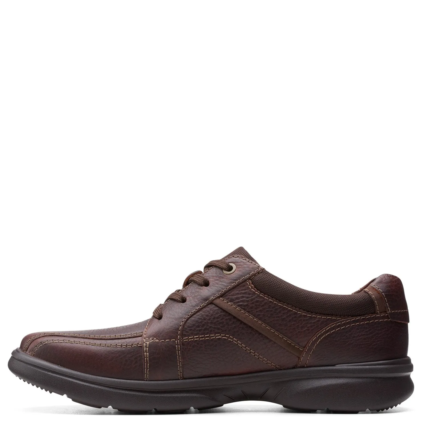 Dress*Clarks Men's , Bradley Walk Oxford Brown Tumbled