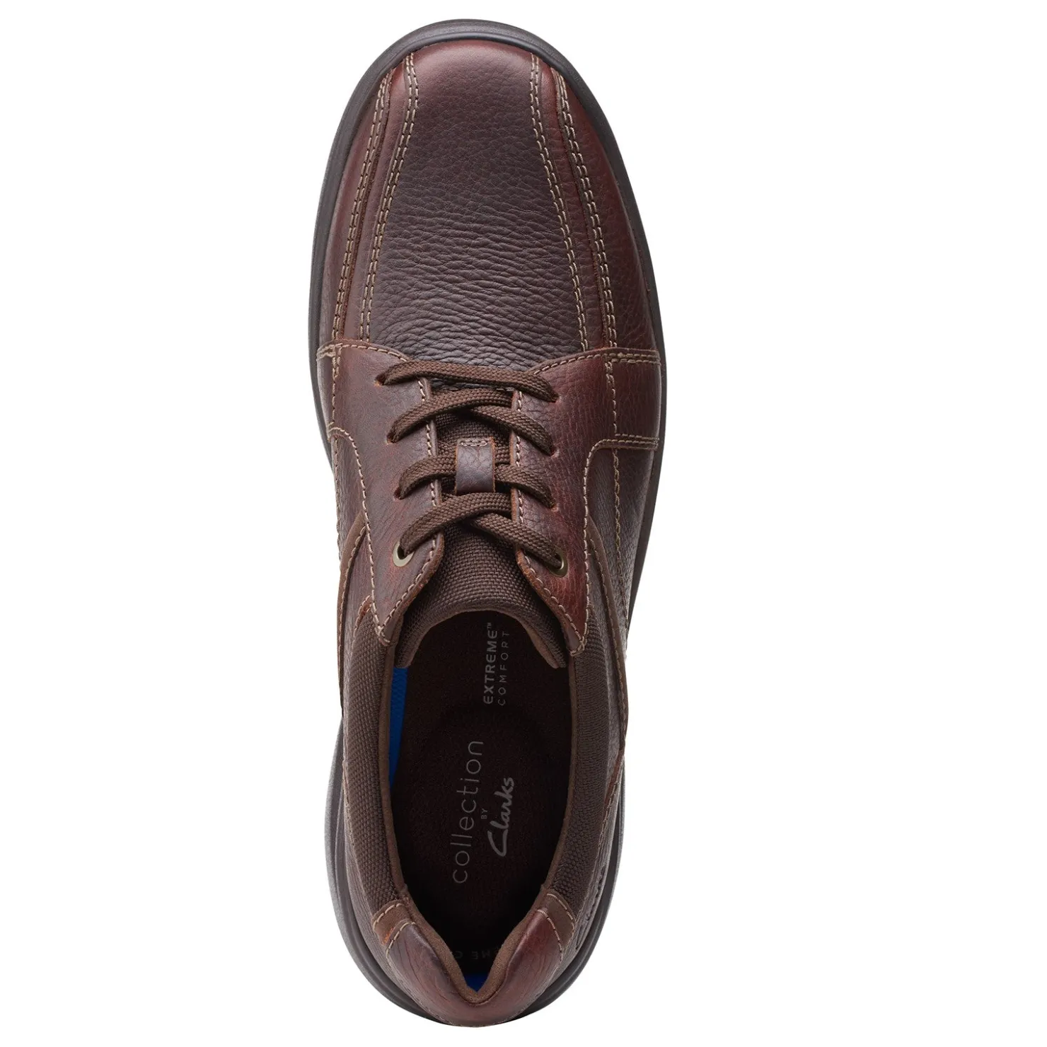 Dress*Clarks Men's , Bradley Walk Oxford Brown Tumbled
